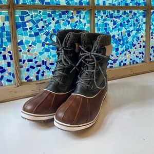 New Women's Mid Calf Waterproof Winter Snow Boots